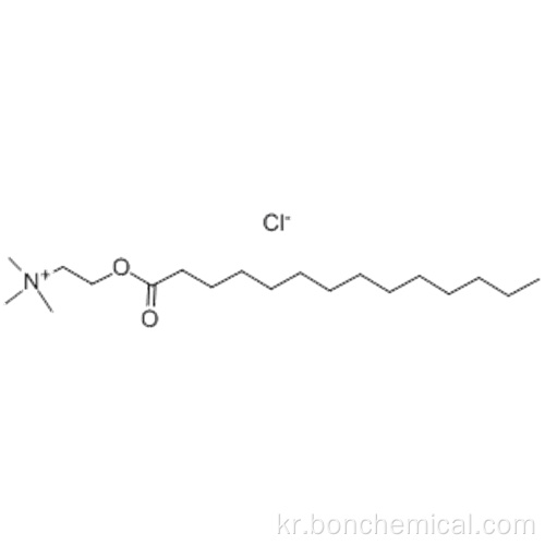 에탄올, N, N, N- 트리메틸 -2-[(1- 옥소 테트라 데실) 옥시]-, 클로라이드 CAS 4277-89-8